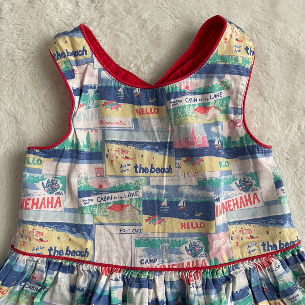 OshKosh Genuine Kids Minnesota Summer Postcard Dress Size 3T - Picture 6 of 10